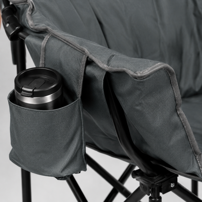 Folding Camping Moon Padded Chair with Carrying Bag