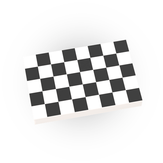 Checkered Flag - Finish Line Flag - Custom Printed - Made Using LEGO®  Parts
