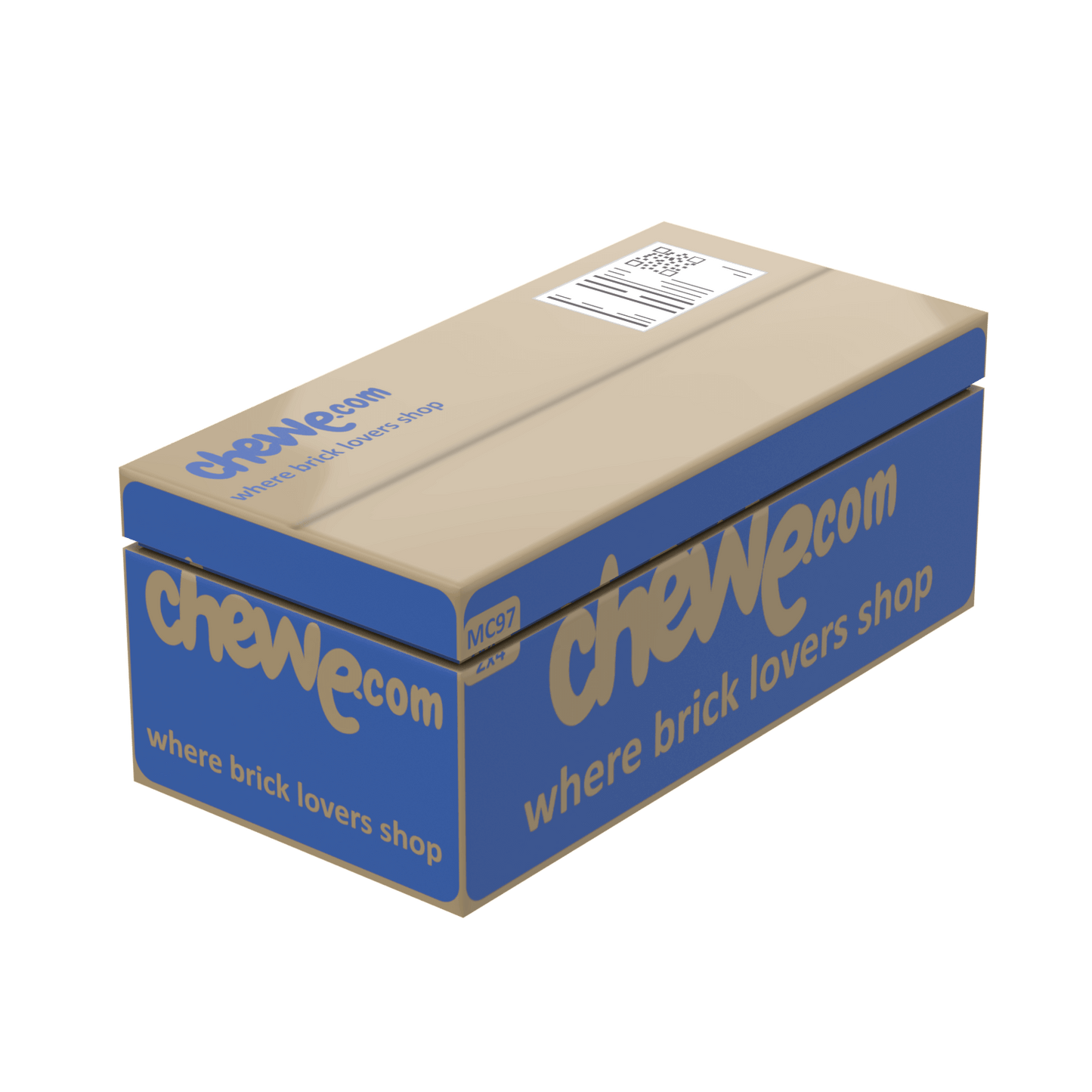 "Chewe" Shipping Box - Custom Printed - Made Using LEGO® Parts