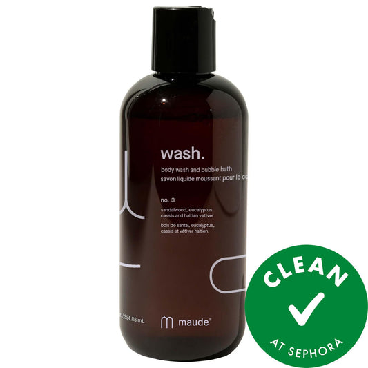 Wash - pH-Balanced Body Wash and Bubble Bath for Sensitive Skin - Gentle, Vitamin-Rich Formula