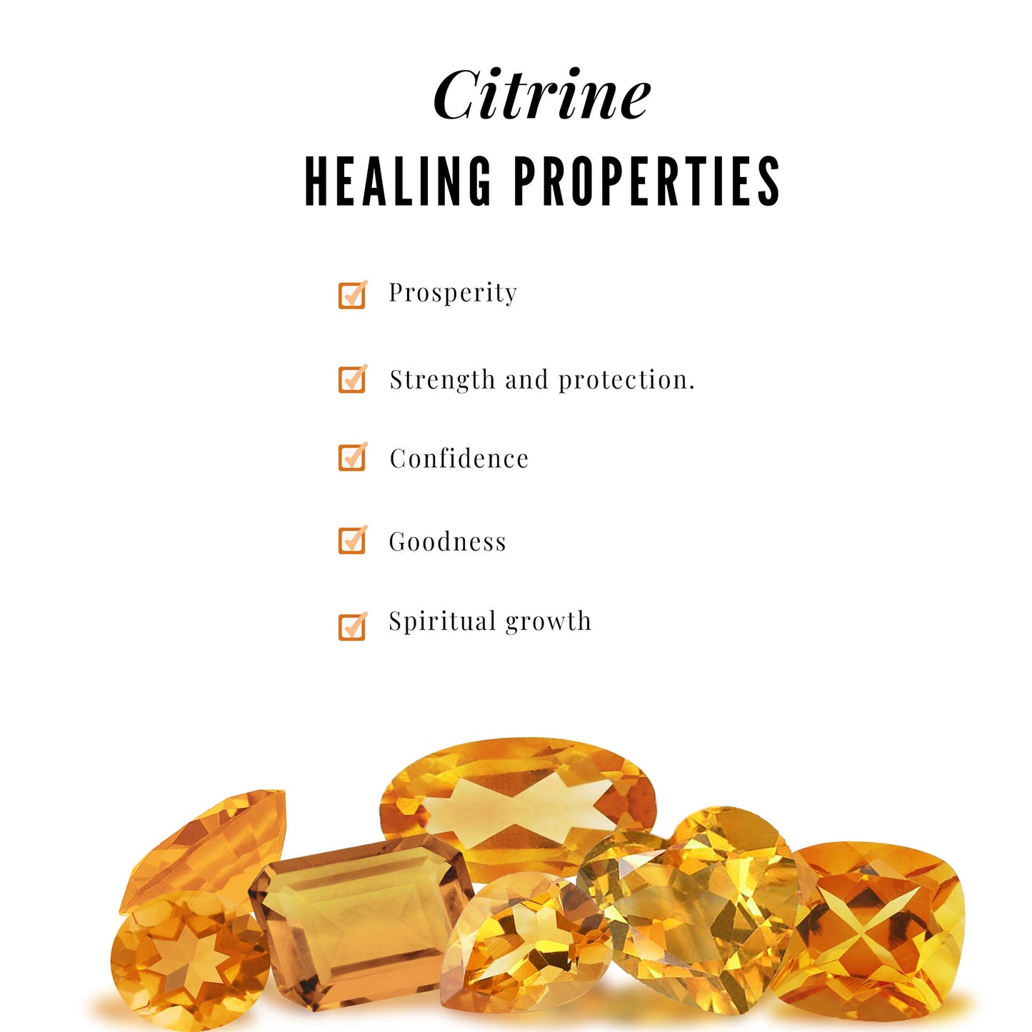 Natural Citrine Geometric Pendant and Earrings Set with Moissanite