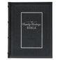 NLT Family Heritage Bible, Large Print Family Devotional Bible for Study, New Living Translation Holy Bible Faux Leather Hardcover, Additional Interac - Leather