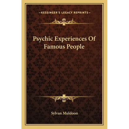 Psychic Experiences Of Famous People - Paperback