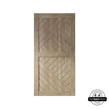Pine Wood Patterned DIY Barn Door | 80"-84" x 26"-50"