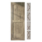 Classic Single Barn Door Kit | Brushed Nickel Hardware