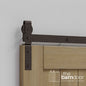 J-Strap Heavy Duty Bifold Barn Door Hardware Kit | 2 Door Kit