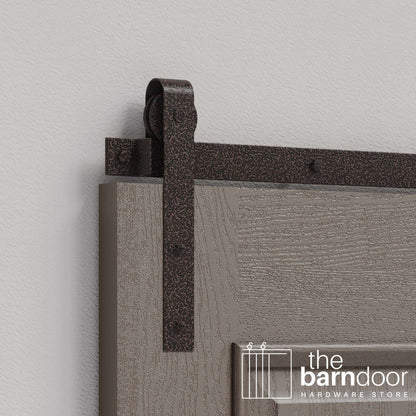 J Strap Heavy Duty Sliding Barn Door Hardware Kit