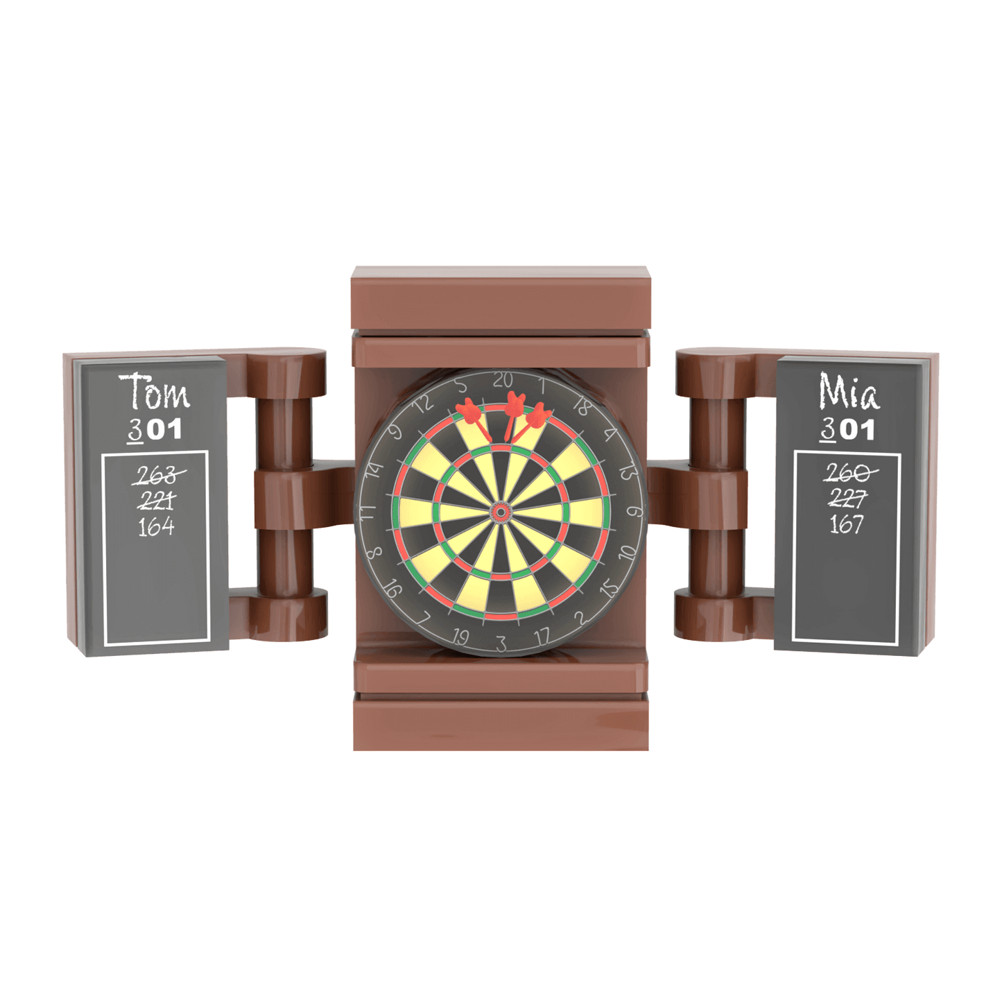 Dart Board - Custom Printed Minifig Scale - Made using LEGO® parts