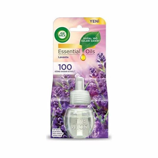 Air Wick Lavender Electric Room Fragrance Refill - Adjustable Intensity, Long-Lasting Air Freshener with Natural Essential Oils
