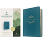 NLT Life Application Study Bible, Third Edition, Personal Size (Leatherlike, Teal Blue, Red Letter) - Imitation Leather