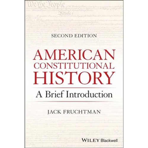 American Constitutional History: A Brief Introduction - Paperback