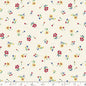Cream Blooms Cotton Wideback Fabric Per Yard