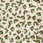 Cream Holly Toss Cotton Wideback Fabric per yard