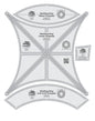 Creative Grids Double Wedding Ring Templates Quilt Ruler