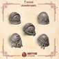 3d Printed Crimson Lords Tactical Shoulderpads #4 x10 by Greytide Studio