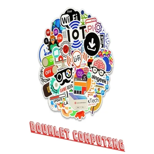 bouklet Computing: Programming Language Stickers Bomb Waterproof Sticker For DIY Laptop Luggage - Paperback