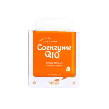 MjCare Coenzyme Q10 Face Mask - Age-Defying Skincare with Hyaluronic Acid, Hydrating & Single-Use