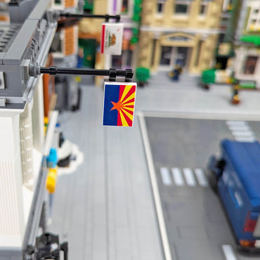 Arizona State Flag  - Custom Printed - Made Using a LEGO® Tile