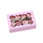 Box of Chocolate Covered Strawberries  - Custom Printed Minifig Treat Accessory - Made Using LEGO® Parts