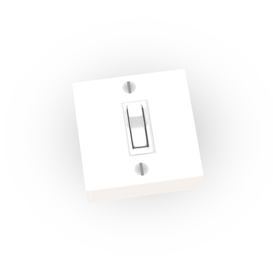 Light Switch - Minifig Scale - Custom Printed - Made Using LEGO® Parts