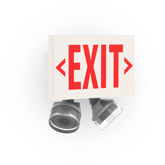 Emergency Exit Sign - Custom Printed 2x3 Tile - Made using LEGO® parts