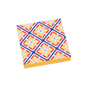 Yellow Floral Spanish Tile for Floor & Wall - Custom Printed  - Made Using LEGO® Parts