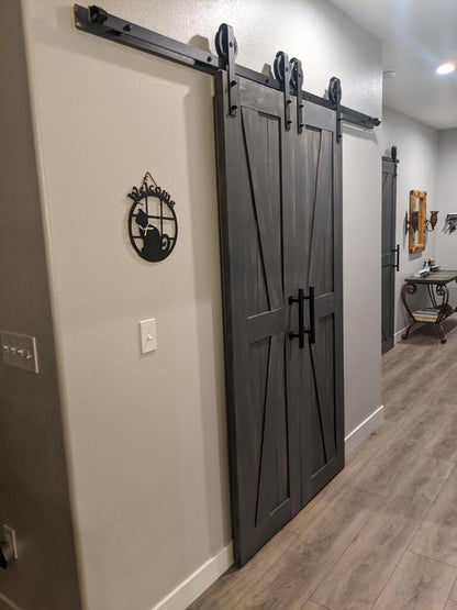 Natural Pine Wood Barn Door | 80", 84", 96" x 20"-60"