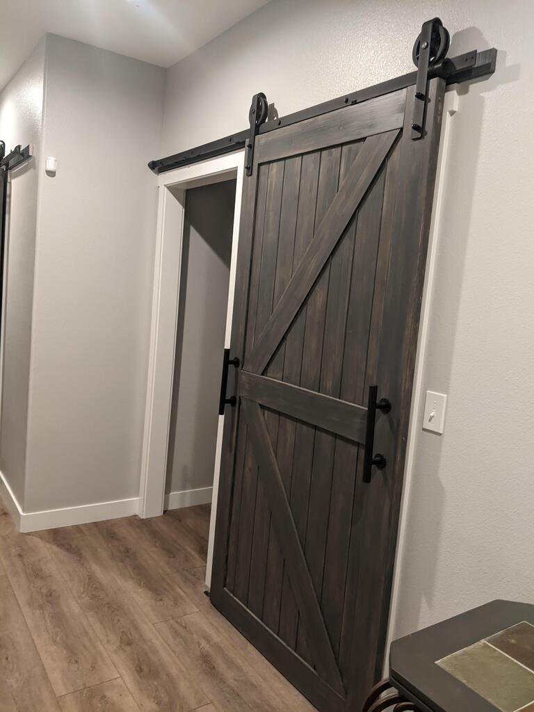 Classic Single Barn Door Kit | Black Hardware