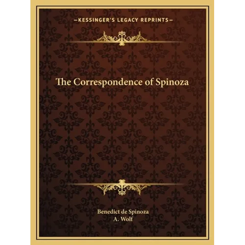 The Correspondence of Spinoza - Paperback