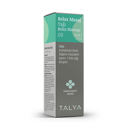 Talya Relax Aromatic Massage Oil - 2.71 fl oz - Natural Relaxation & Flexibility