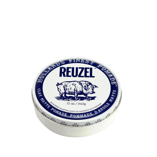 Reuzel Clay Matte Pomade for Men - Strong Hold, Matte Finish Hair Styling Product