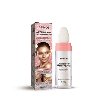Highlighter Pat Powder, Light Highlighter Natural 3D Contoring Powder