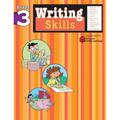 Writing Skills: Grade 3 (Flash Kids Harcourt Family Learning) - Paperback