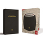 Rvr60, Biblia de Referencia Thompson, Piel Reciclada, Negro - Leather