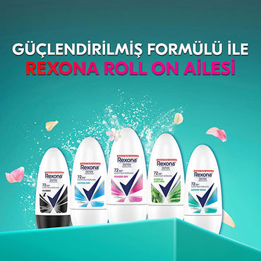 Rexona Women's Powder Dry Deodorant Roll-On - 72 Hour Protection, Long-Lasting Freshness