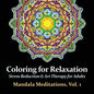 Mandala Meditations, Volume 1: Stress Reduction & Art Therapy for Adults - Paperback