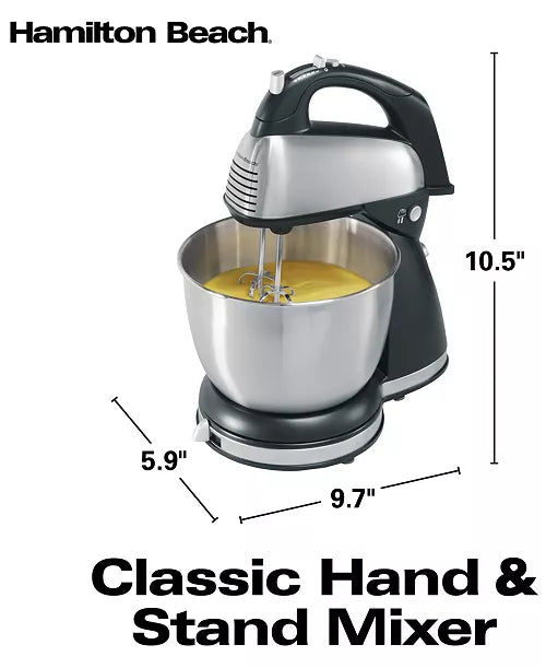 Hamilton Beach 6-Speed Classic Hand & Stand Mixer