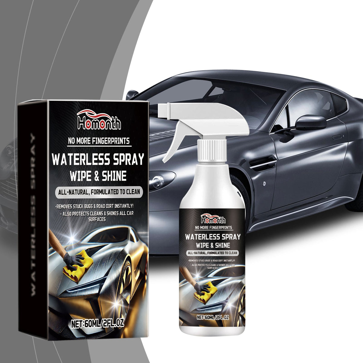 Car Surface Cleaner Wash Clean Car Body Stains Restore Bright Cleaner