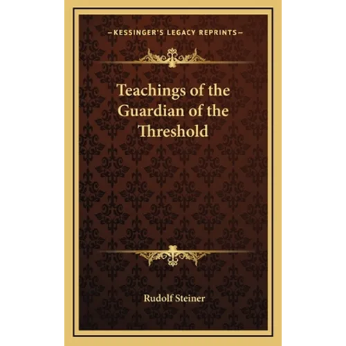 Teachings of the Guardian of the Threshold - Hardcover