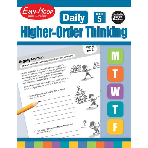 Daily Higher-Order Thinking, Grade 5 Teacher Edition - Paperback