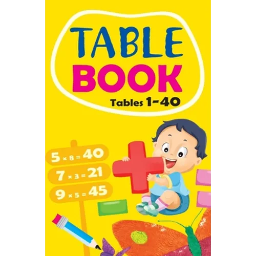 Table Book: Tables 1 to 40 - Paperback
