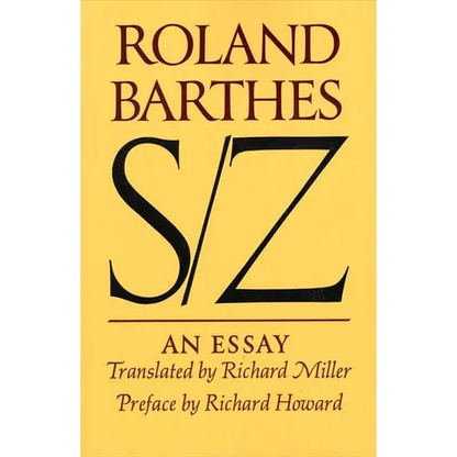S/Z: An Essay - Paperback