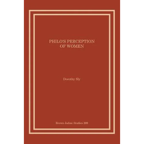 Philo's Perception of Women - Paperback