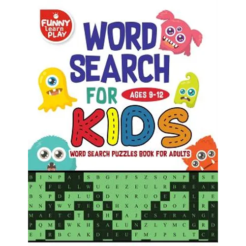 Word Search for Kids Ages 9-12 Word search puzzles Book for Adults: Sharpen Brain Crossword Puzzles, Activities, Crafts & Games, Edifying Vocabulary L - Paperback