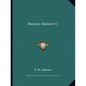 Masonry Defined V2 - Paperback