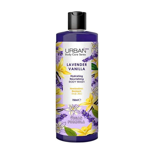 Urban Care Lavender Vanilla Shower Gel - Gentle, Moisturizing, and Nourishing for Sensitive Skin