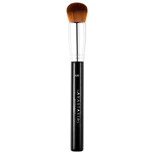 Anastasia Beverly Hills Domed Kabuki Face Makeup Brush A30 - Professional Liquid & Cream Foundation Applicator