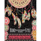 Teen Coloring Book For Girls - Boho Style: Super Cute Zendoodles, Good Vibes, Bohemian Art: Mindfulness Coloring Activity Book For Older Kids And Teen - Paperback