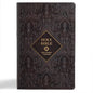KJV Holy Bible, Giant Print with Cross-References, Dark Brown Leathertouch, Indexed - Imitation Leather