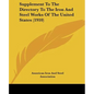 Supplement To The Directory To The Iron And Steel Works Of The United States (1910) - Paperback
